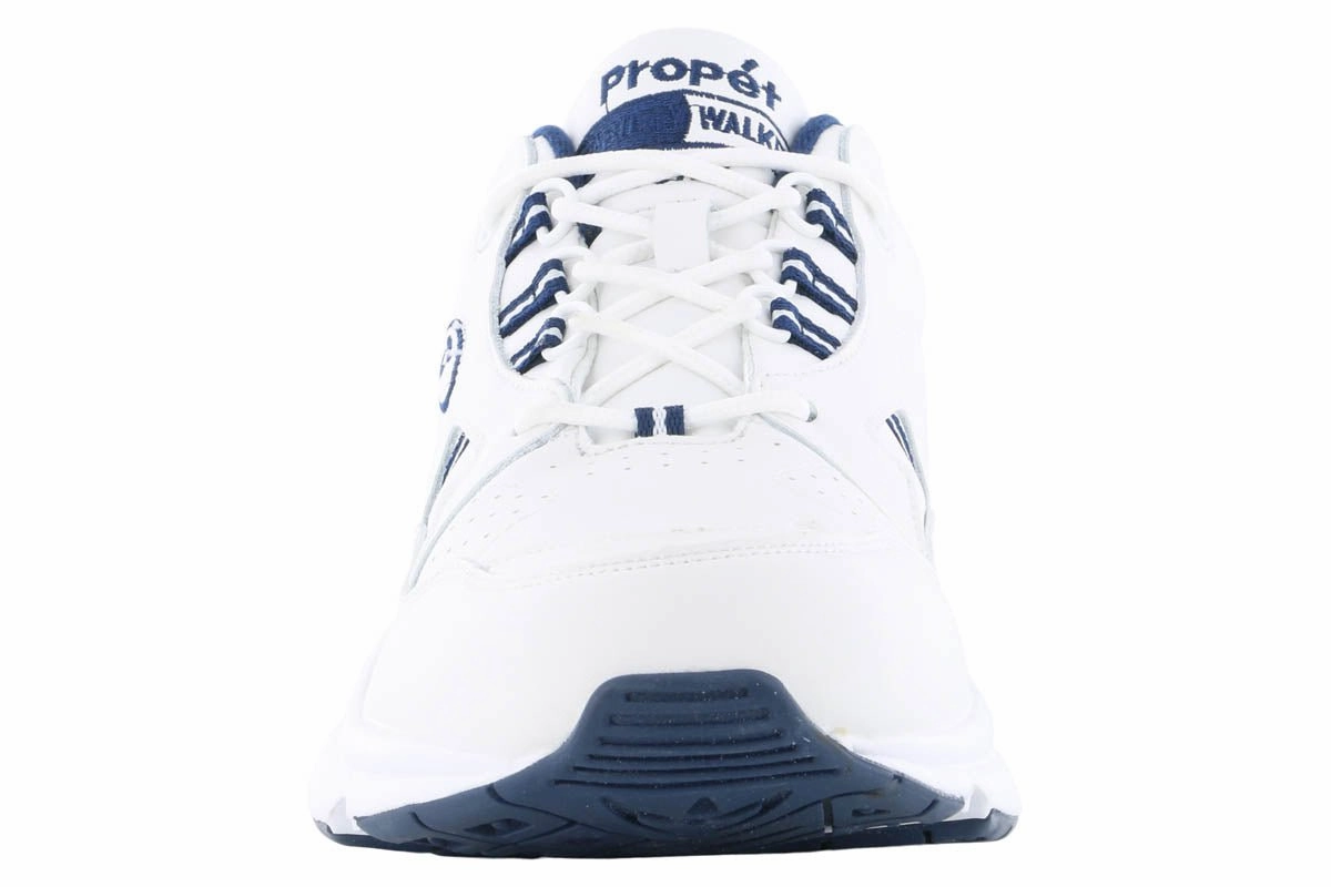 Propet Stability Walker White Navy Comfy Fit Field Hike