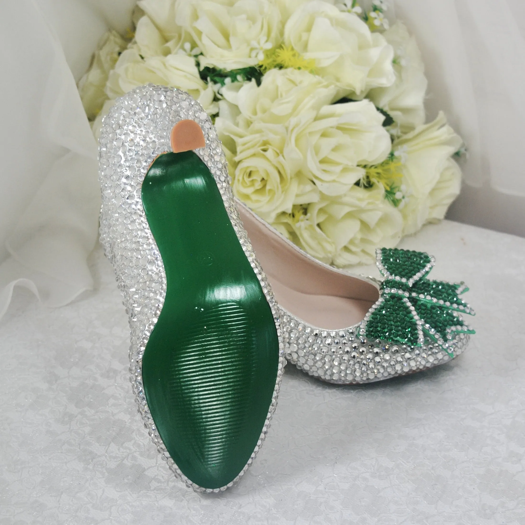 Low Heel Cinderella Shoes - UK2 / US5