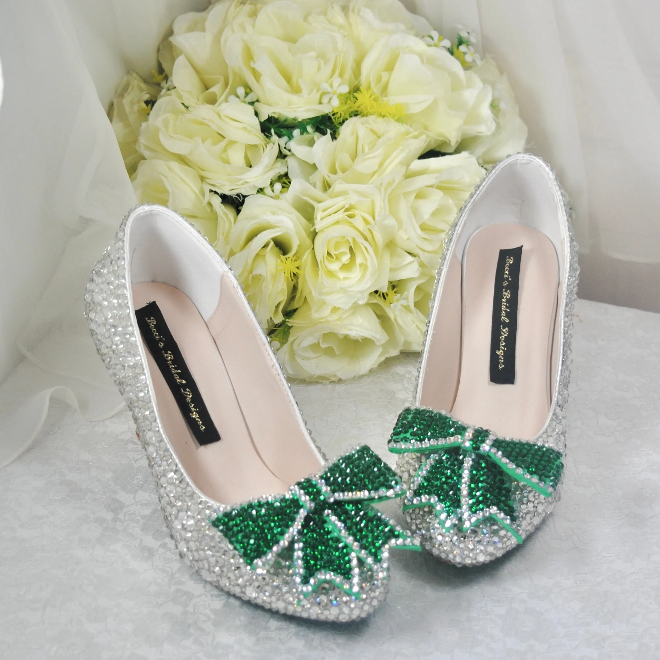 Low Heel Cinderella Shoes - UK2 / US5
