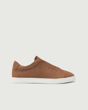 Low 1 Laceless | Chestnut Suede Shock absorption system Low 1 Laceless | Chestnut Suede Impact Diffusing Structure