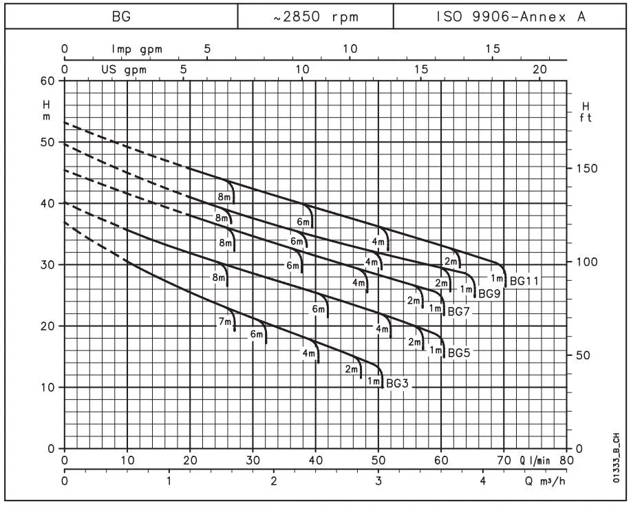 Lowara BG (M) Self Priming Shallow Well Jet Pumps with Built in Ejector System