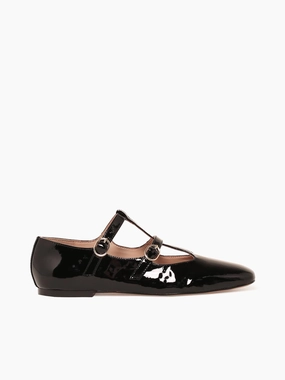 Lucia Black Patent Leather Simple Build Lucia Black Patent Leather lace up closure Smooth Motion