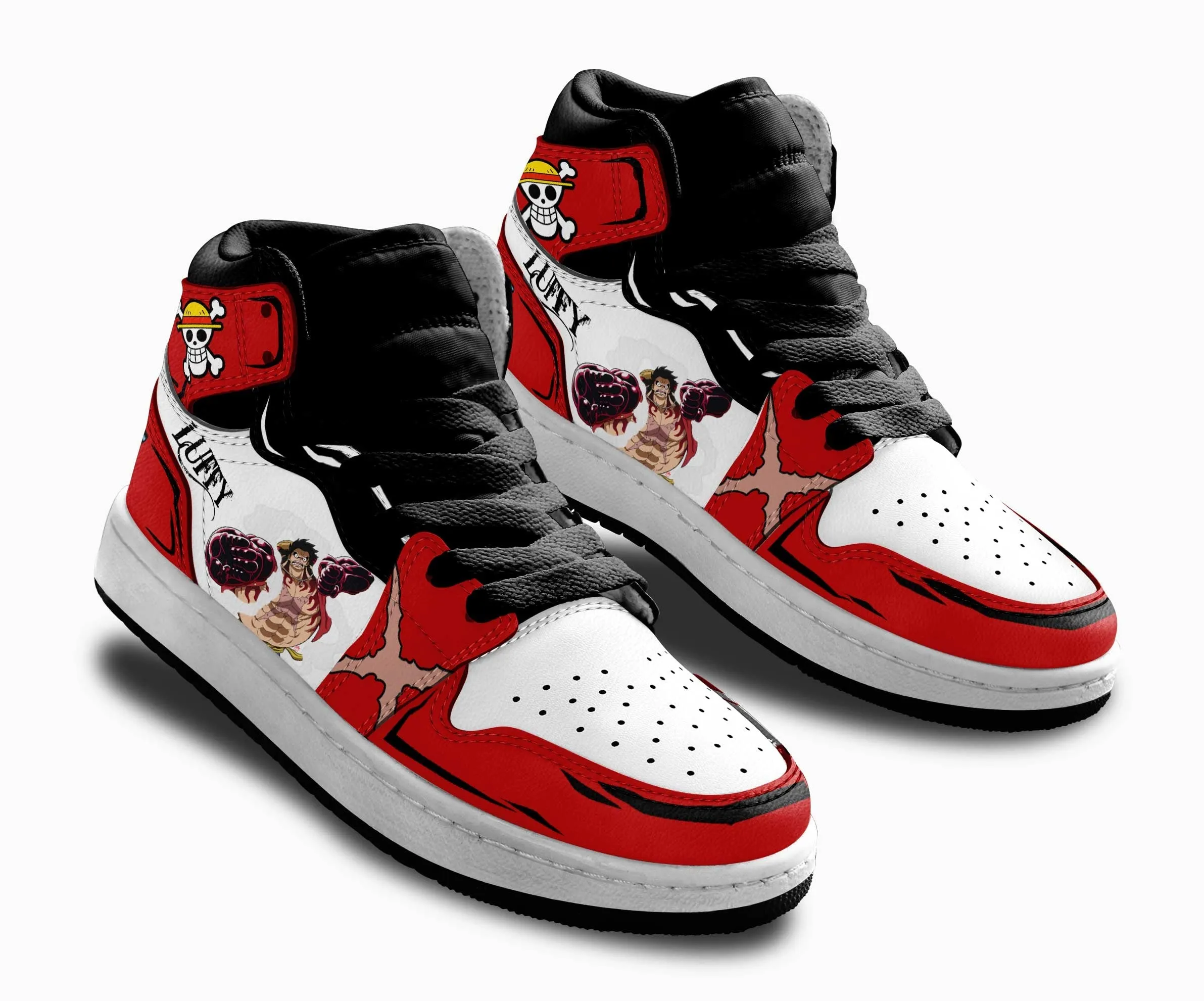 Luffy Gear 4 Kids Sneakers Custom Anime OP Shoes For Kids