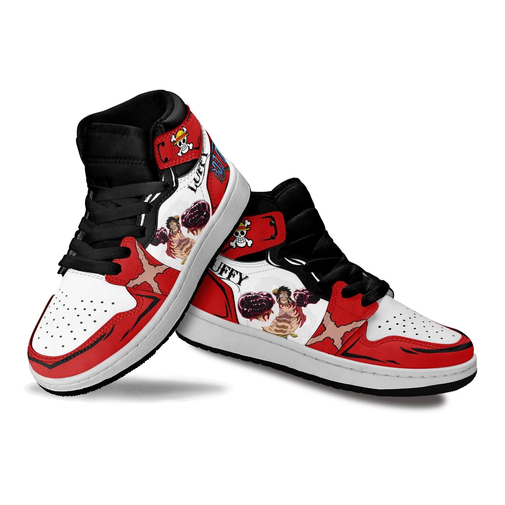 Luffy Gear 4 Kids Sneakers Custom Anime OP Shoes For Kids