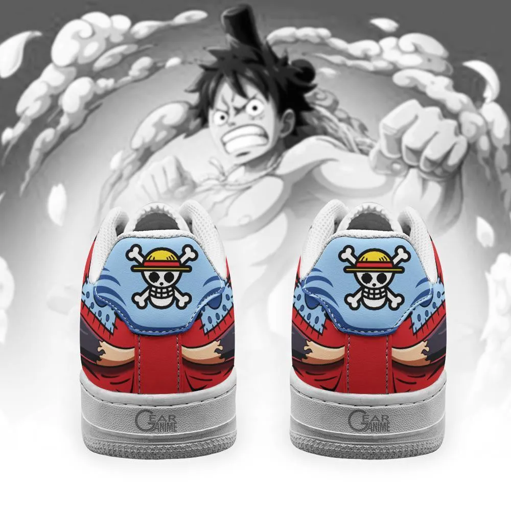 Luffy Haiki Air Sneakers Custom Wano Arc OP Anime Shoes