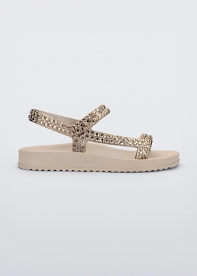 Lust - Beige/Gold Sandal Function Lust - Beige/Gold Ankle Soft Quick Lock