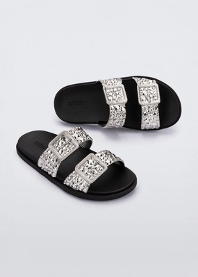 Lust Slide - Onyx Black Stylish High Heels Thermoplastic Durable Frame Lust Slide - Onyx Black