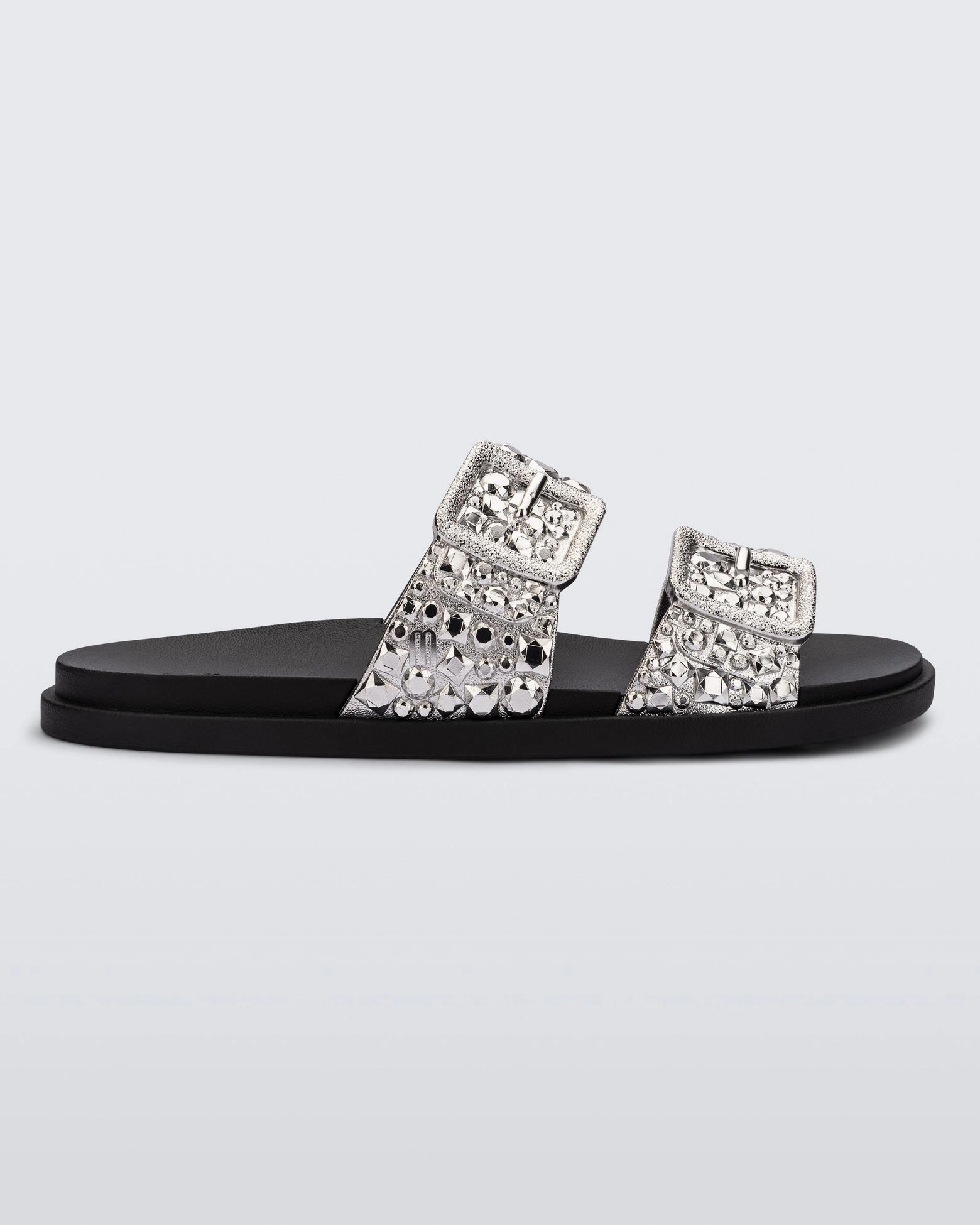 Reinforced Heel Support Lust Slide - Onyx Black