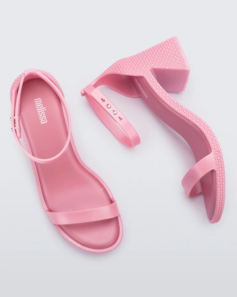 Lux Heel - Metallic Pink pool users Elasticated Collar