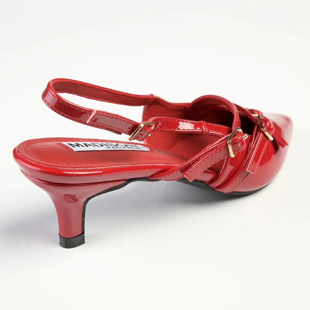 Madison Lameez 4 Kitten Heel - Wine