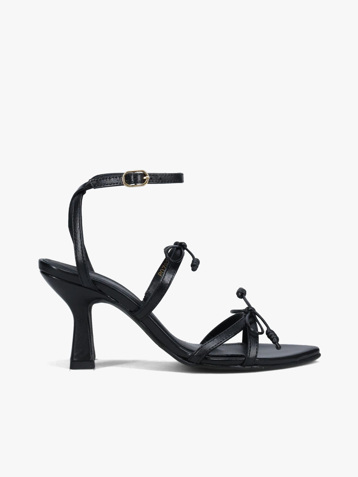 Malia Black Leather Anti Bacterial Footbed