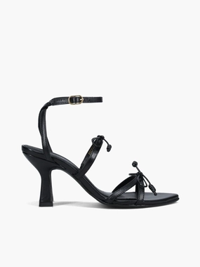 Malia Black Leather Stable Malia Black Leather Anti Bacterial Footbed