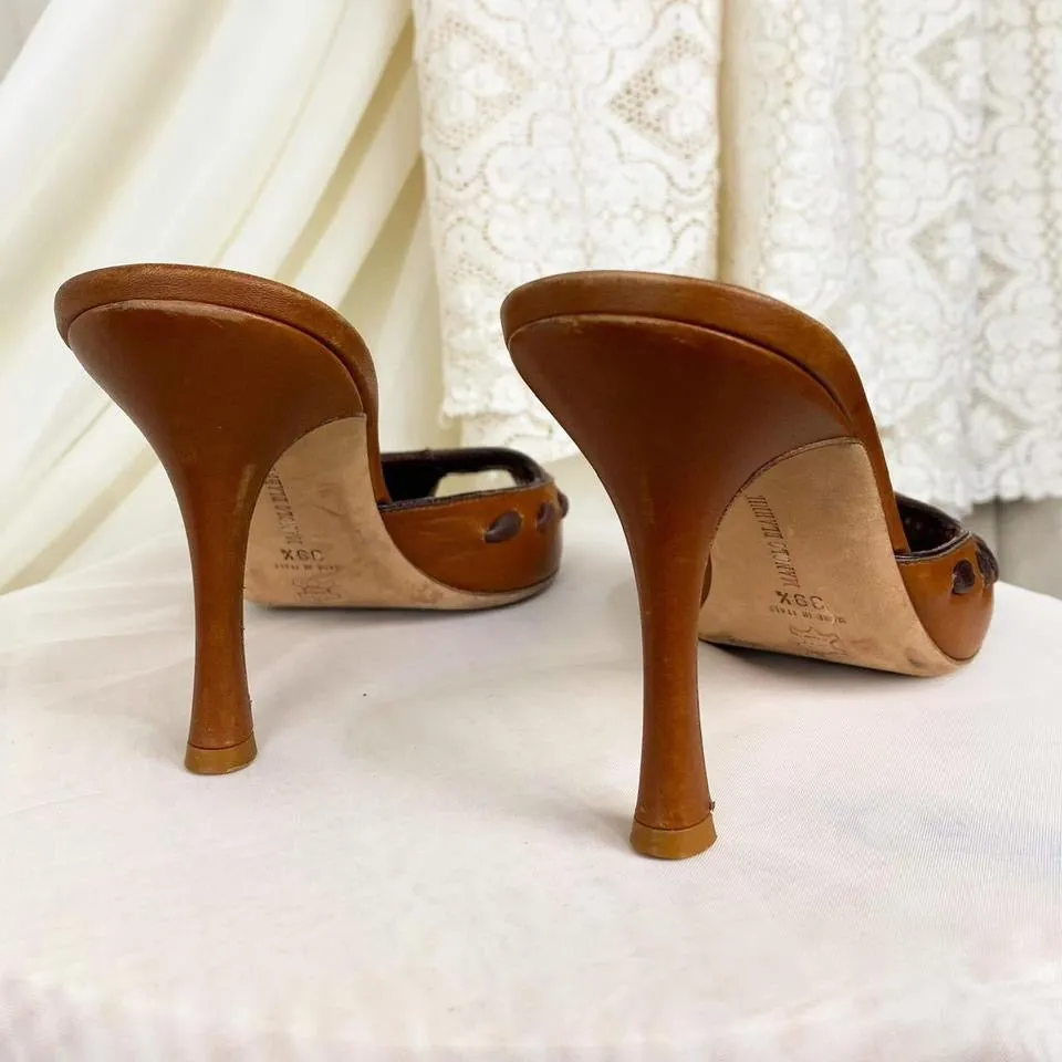 Manolo Blahnik 2000s Mules (9.5)