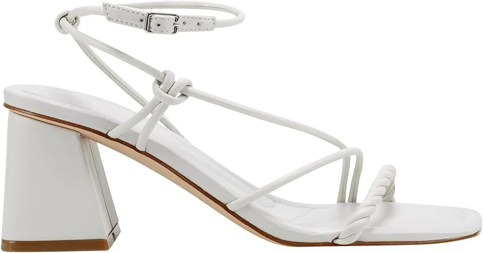 MARC FISHER-MEGGIANE BLOCK HEEL SANDAL