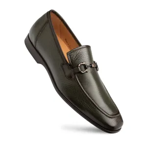 Marinelli Deer Ornament Slip On-Olive | Mezlan Padded materials Marinelli Deer Ornament Slip On-Olive | Mezlan Established