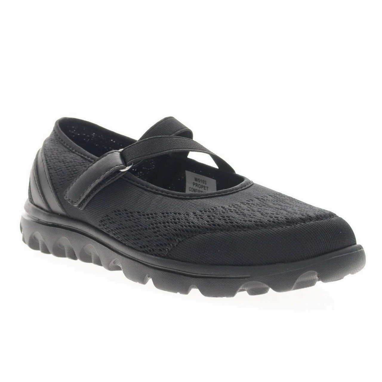 TravelActiv Mary Jane-All Black | PROPET exclusive - upper
