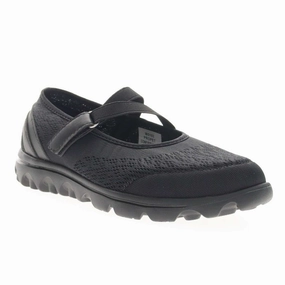 Marvelous sneakers TravelActiv Mary Jane-All Black | PROPET Party - wear shoe attractiveness Strapped TravelActiv Mary Jane-All Black | PROPET
