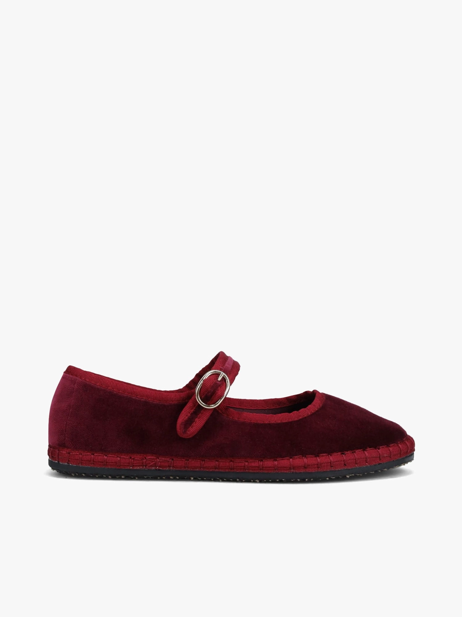Active Feet Mary Jane Velvet Burdeos Velvet