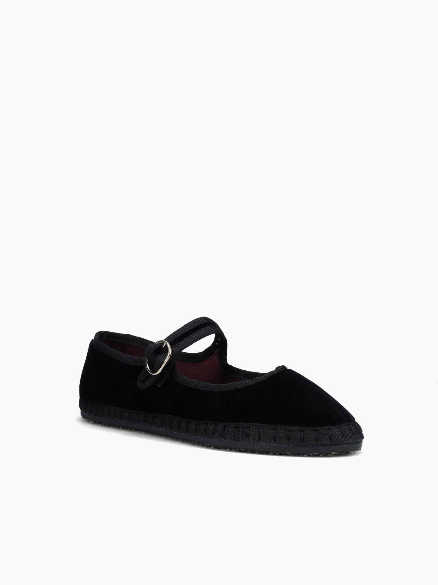 Edge Step Mary Jane Velvet Negro Velvet