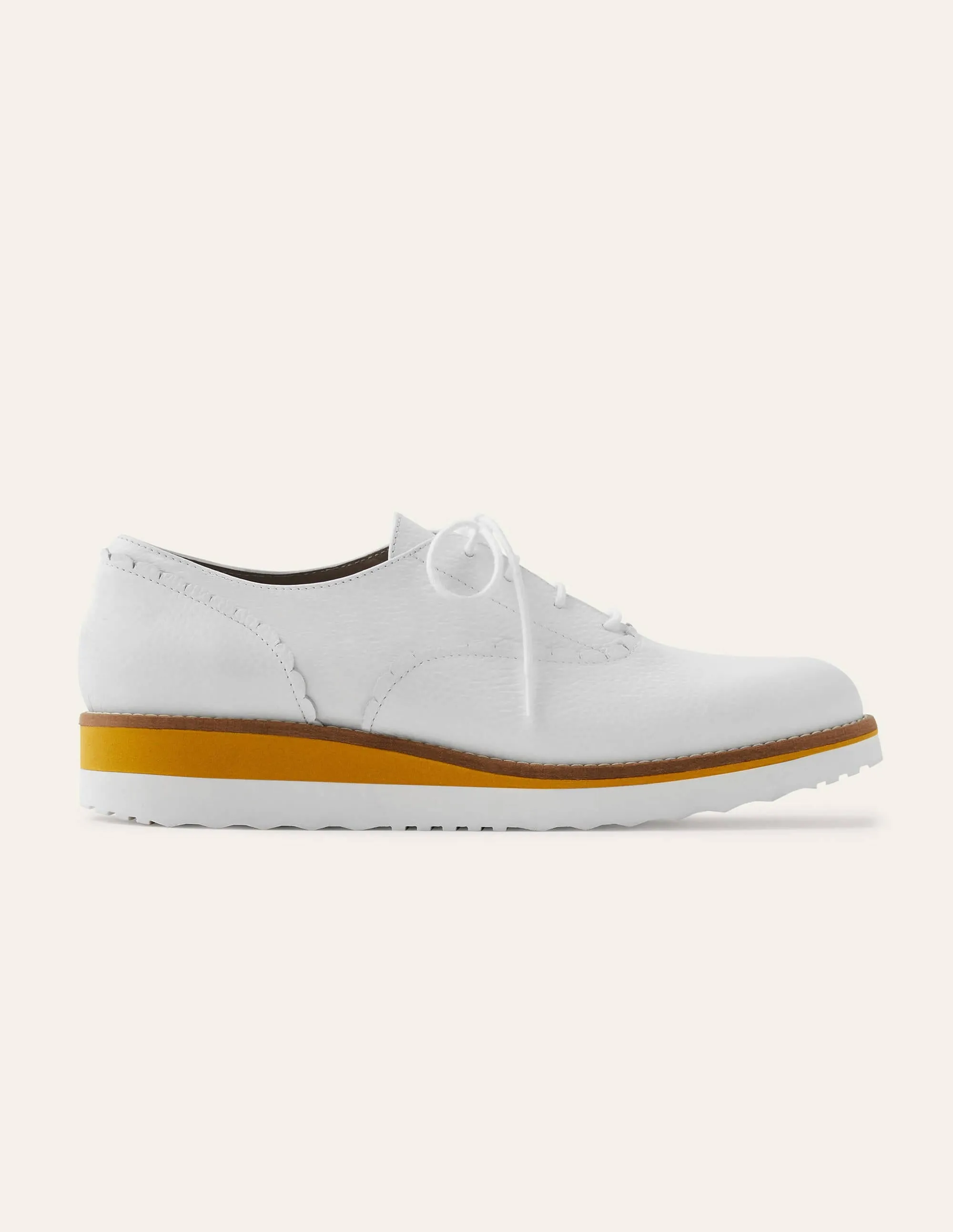 Matilda Platform Brogues-White