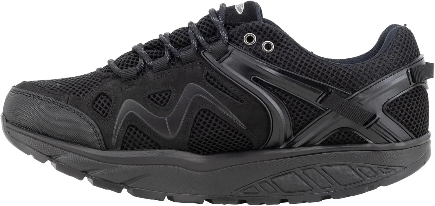 MBT Mens Hodari 18 Sym Leather Textile Trainers