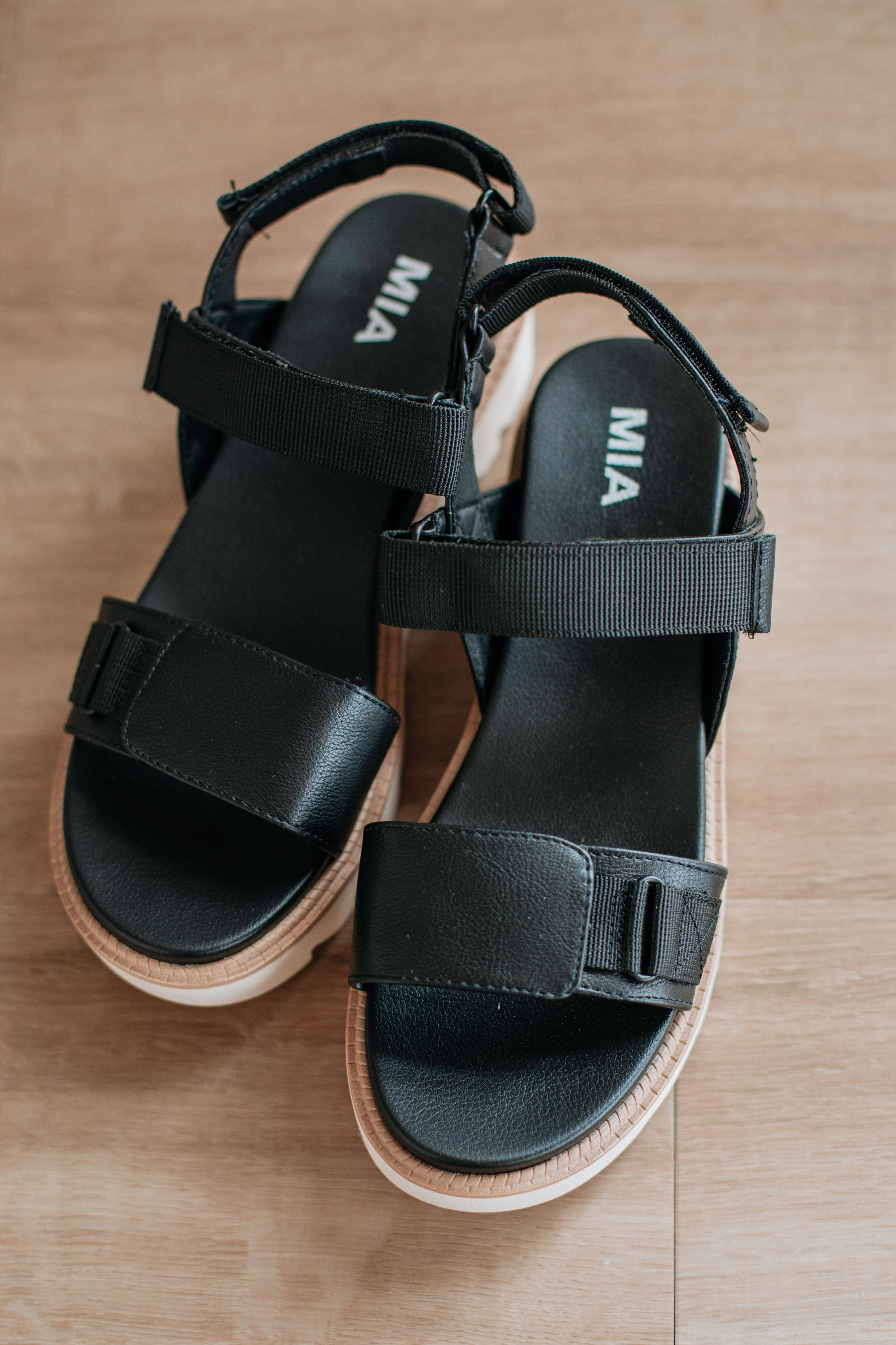 Odor Control Insole Meet Me Later Sandals - Black