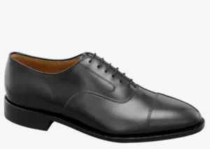 MELTON CAP TOE BLACK I Johnston & Murphy Contoured Footbed MELTON CAP TOE BLACK I Johnston & Murphy Fashion-forward comfort