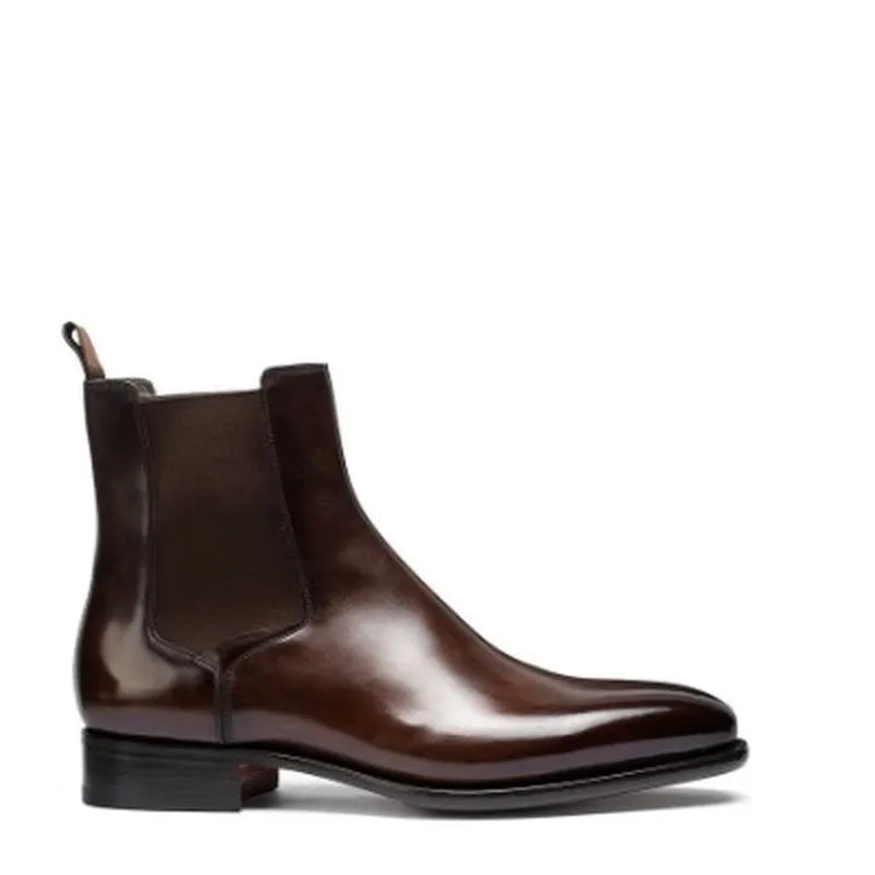 Men Chelsea Boots High Quality Ankle Boots Vintage Classic ankle leather boots
