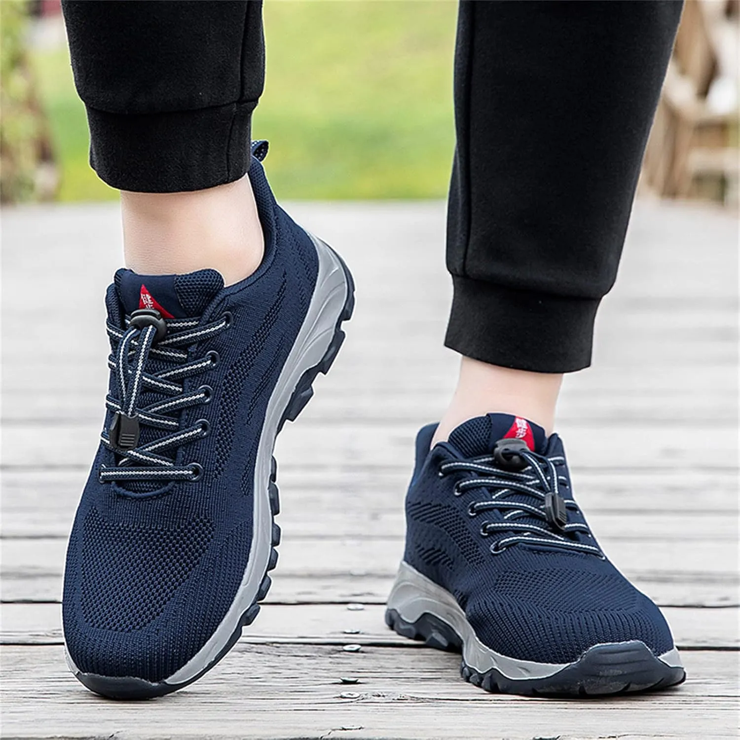 Men's Business Casual Shoes Comfortable Breathable Lightweight Tennis Shoe Casual Soft Flat Soled Walking Shoes