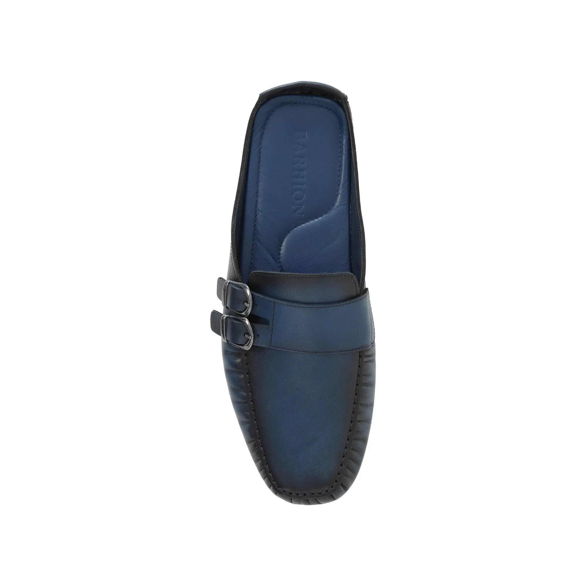 Men's Calf Leather Handmade Driving Shoes M11000