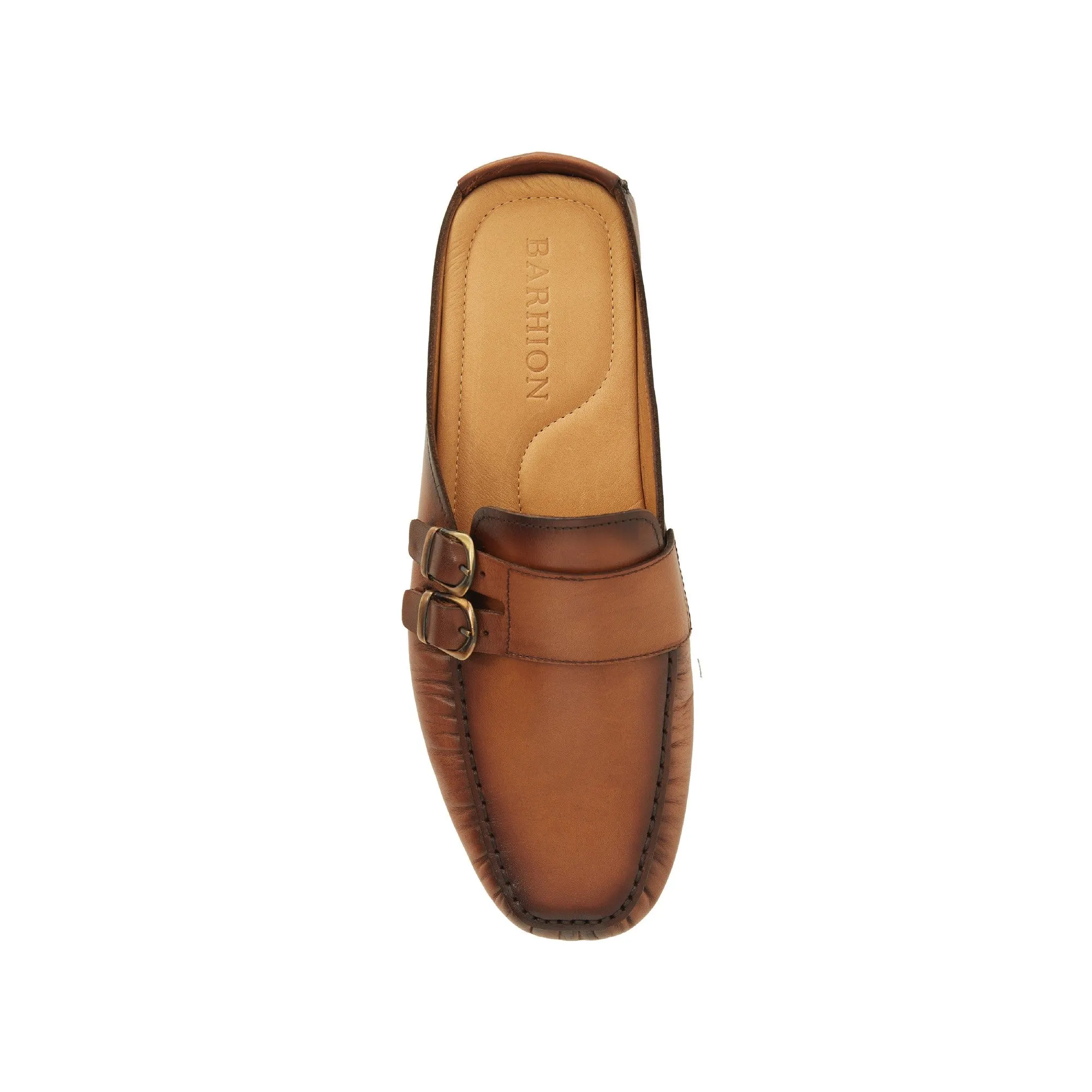 Men's Calf Leather Handmade Driving Shoes M11000