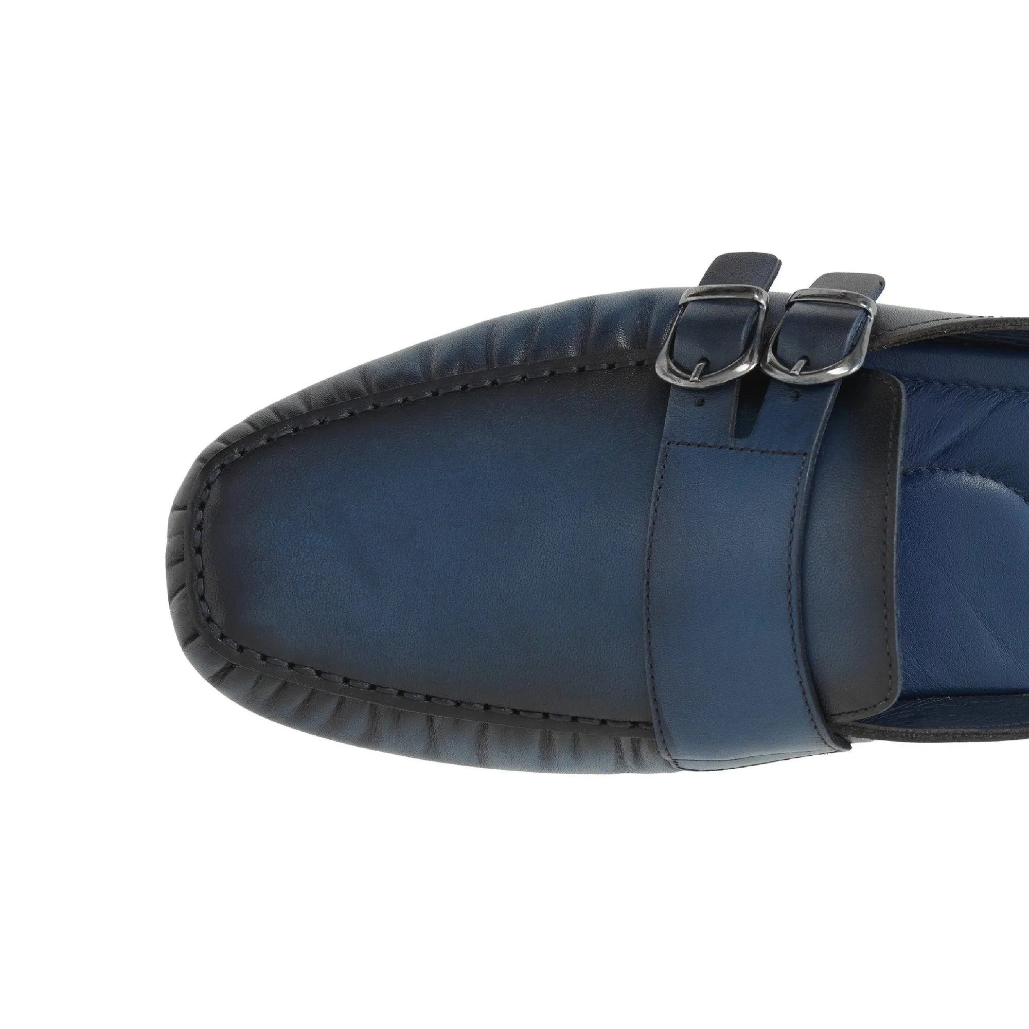 Men's Calf Leather Handmade Driving Shoes M11000