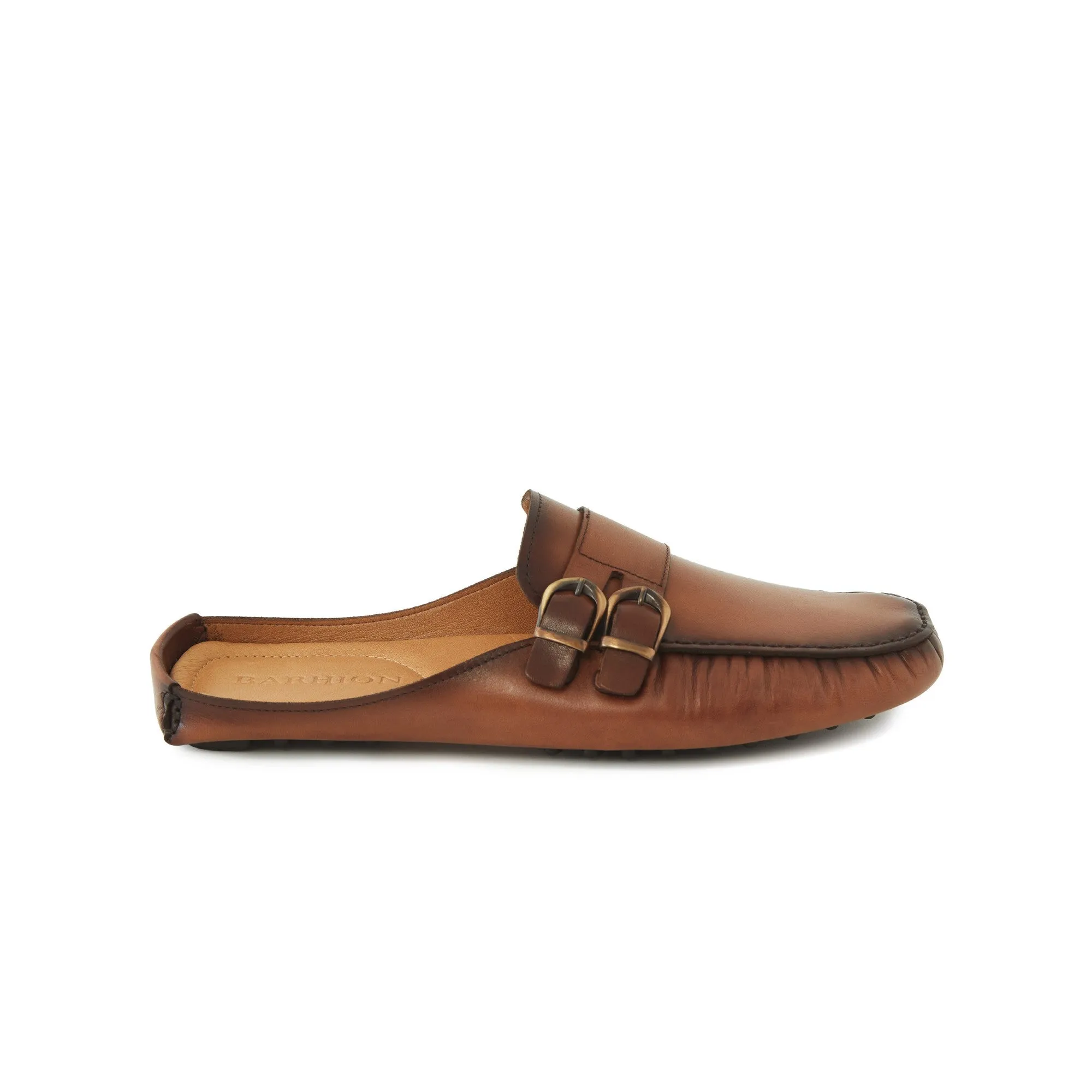 Men's Calf Leather Handmade Driving Shoes M11000