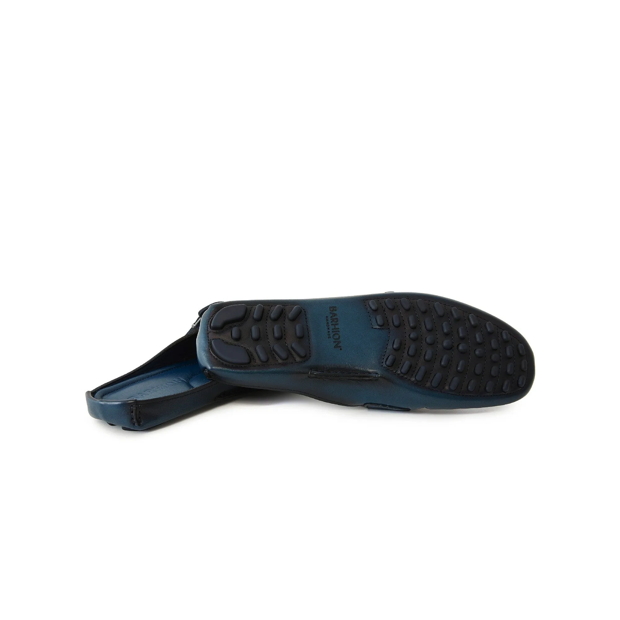 Men's Calf Leather Handmade Driving Shoes M11000