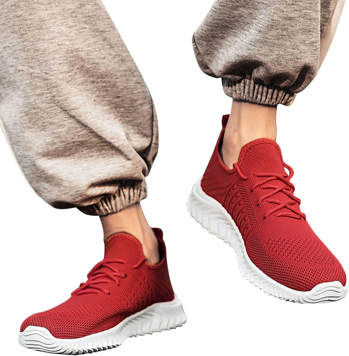 Men's Classic Casual Jogging Sneakers Casual Sneaker Mesh Breathable Walking Shoe Athletic Gym Tennis Sneakers