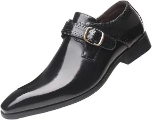 Mens Classic Oxford Lace Up Wedding Pointed Toe Dress Shoes Fashion Round Toe Casual Formal Shoes
