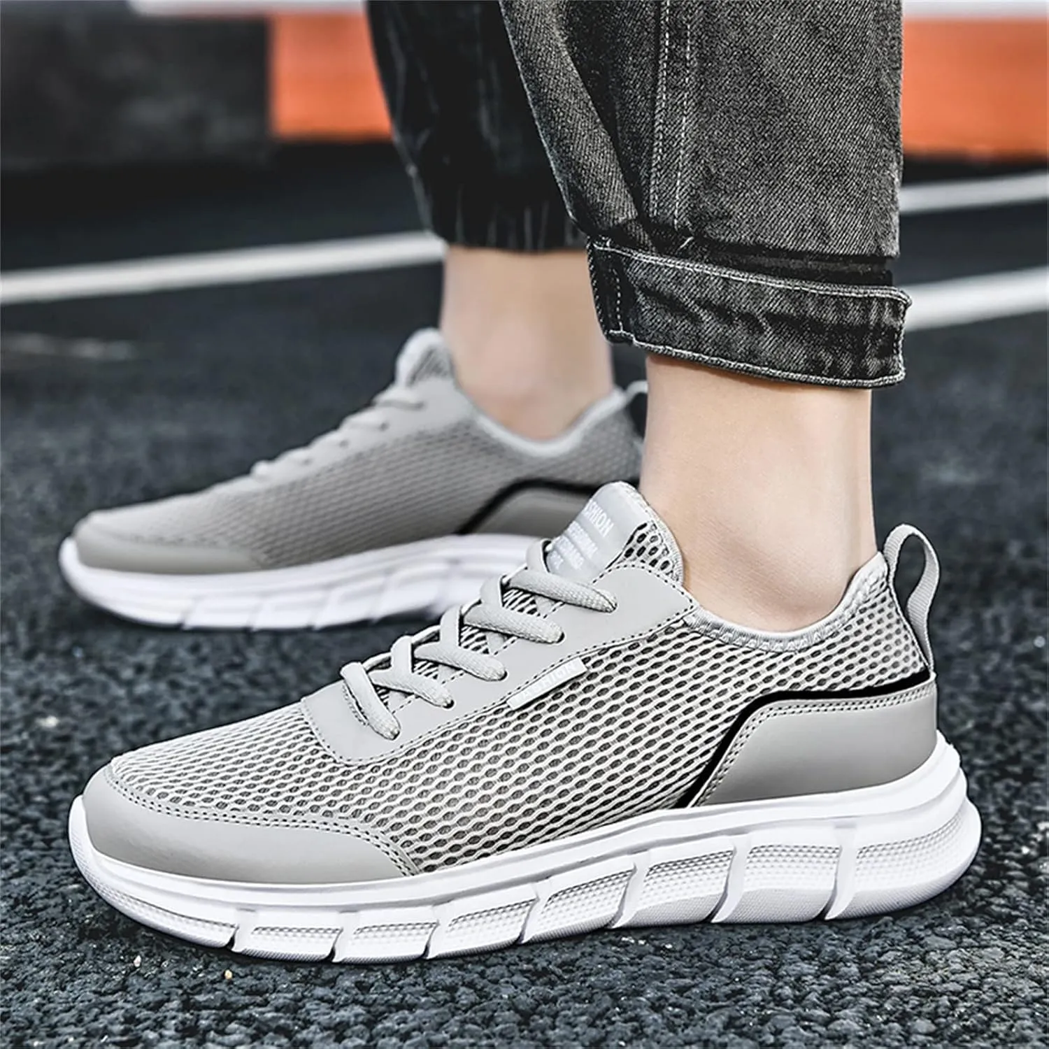 Men's Comfortable Stretch Workout Shoes Comfortable Lightweight Casual Walking Shoe Men's Business Casual Shoes