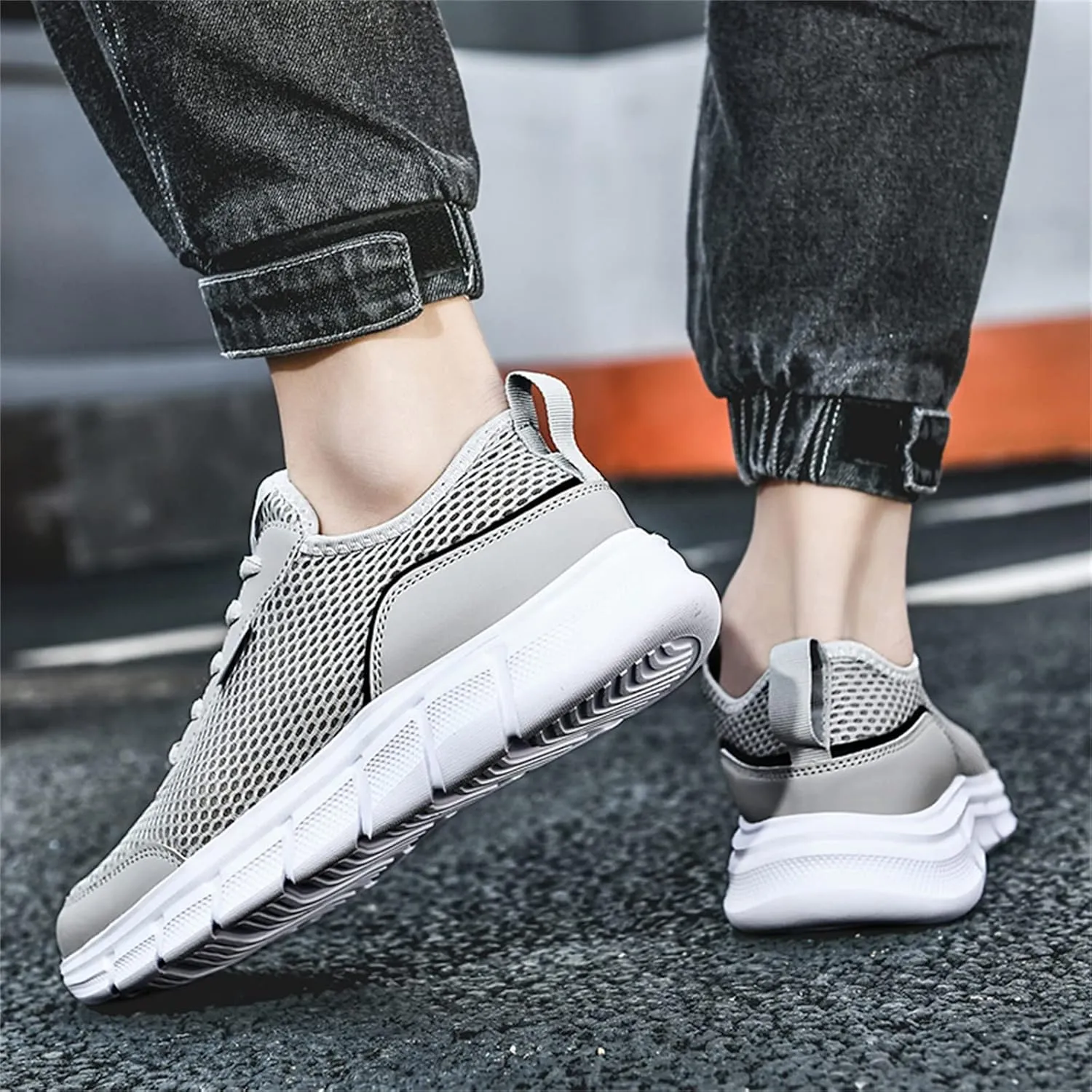 Men's Comfortable Stretch Workout Shoes Comfortable Lightweight Casual Walking Shoe Men's Business Casual Shoes