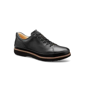 Men's Dress Fast Dress Sneaker-Black Leather| Samuel Hubbard Arch Support System comfortable - fit All-Weather Performance Men's Dress Fast Dress Sneaker-Black Leather| Samuel Hubbard