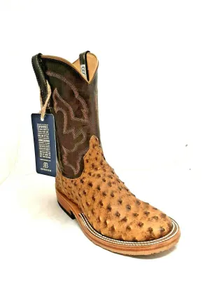 MEN'S EXCLUSIVE ANDERSON BEAN WESTERN BOOTS FULL QUILL OSTRICH 328263