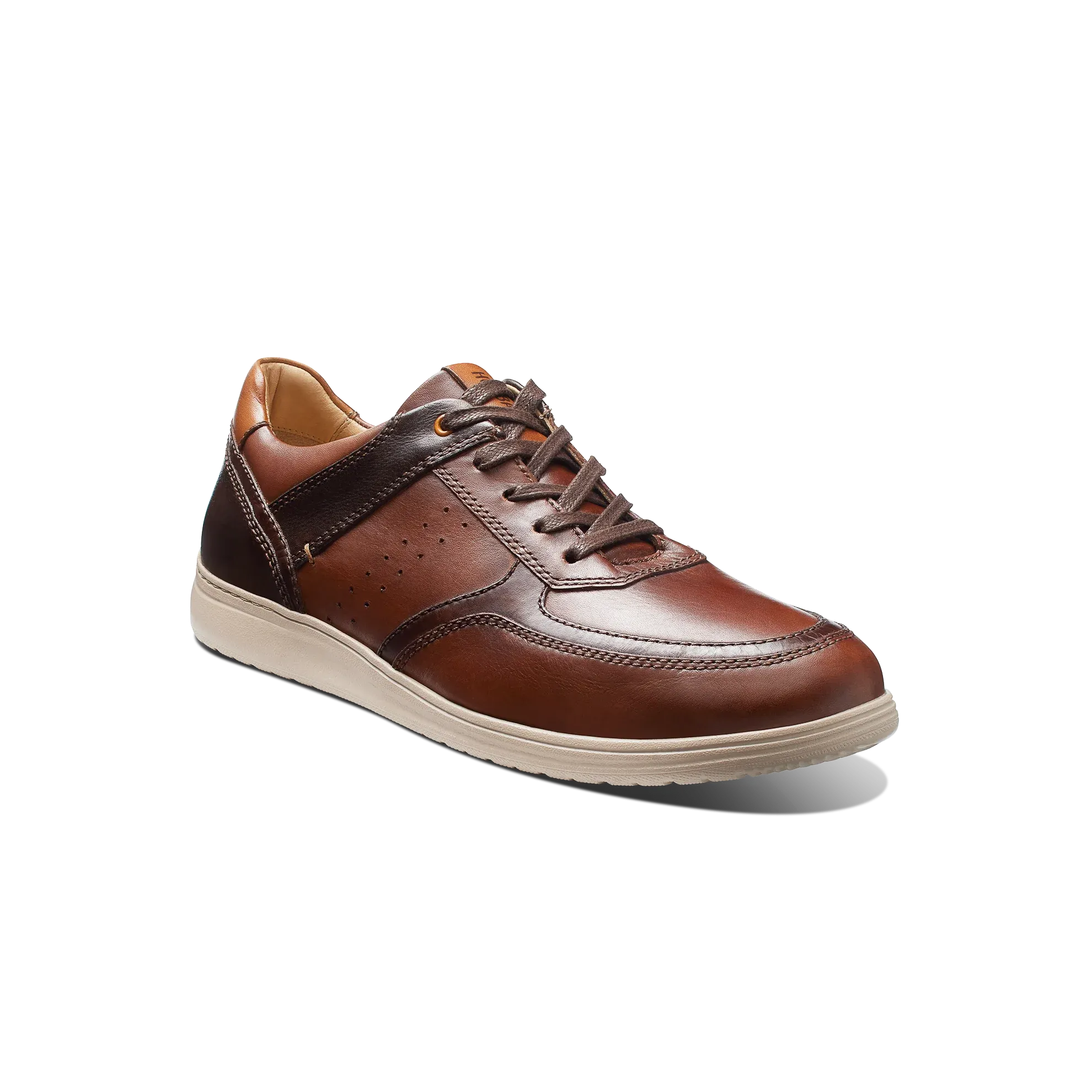 Men's Featherlight Olema Casual-Antique Brown Leather | Samuel Hubbard Skid Resistant Base