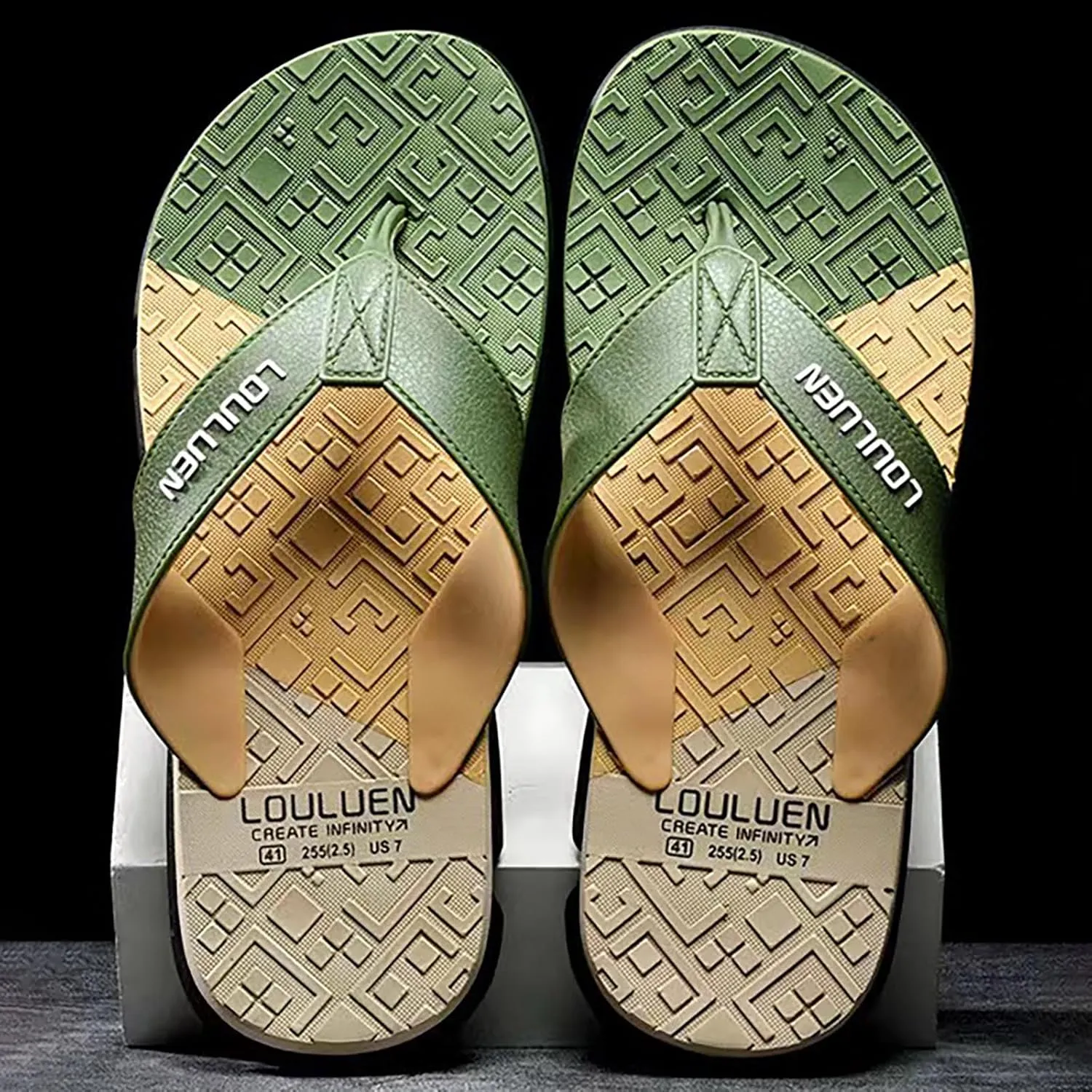 Mens Flip Flops Men's Beach Sandals Quick Dry Flip Flop Slides Men's Hiking Sandals Flip Flops for Men