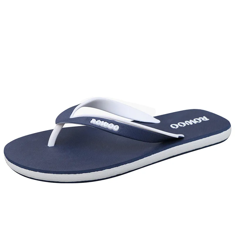 Men's Flip Flops Striped Light Weight Shower Summer Sandals