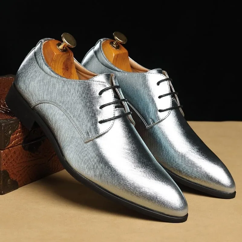 Mens Formal Shoes Dress Oxford Classic Lace Up Office Round Toe French Leather Prom Wedding Tuxedo Block Heel Shoe