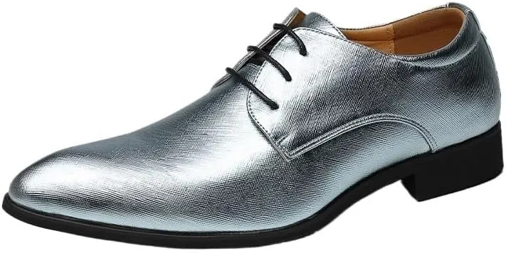 Mens Formal Shoes Dress Oxford Classic Lace Up Office Round Toe French Leather Prom Wedding Tuxedo Block Heel Shoe