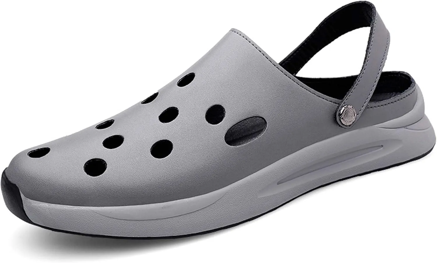 Men's Garden Shoes Comfortable Breathable Summer Sports Sandals Outdoor Casual Walking Beach Shoes Indoor Outdoor Clogs Mule Sandals Slippers