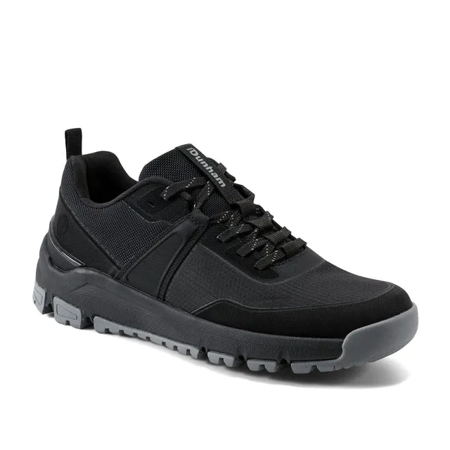 Men's Gatlyn Casual Lace-up Sneakers-Black | Dunham Ergonomic Shape