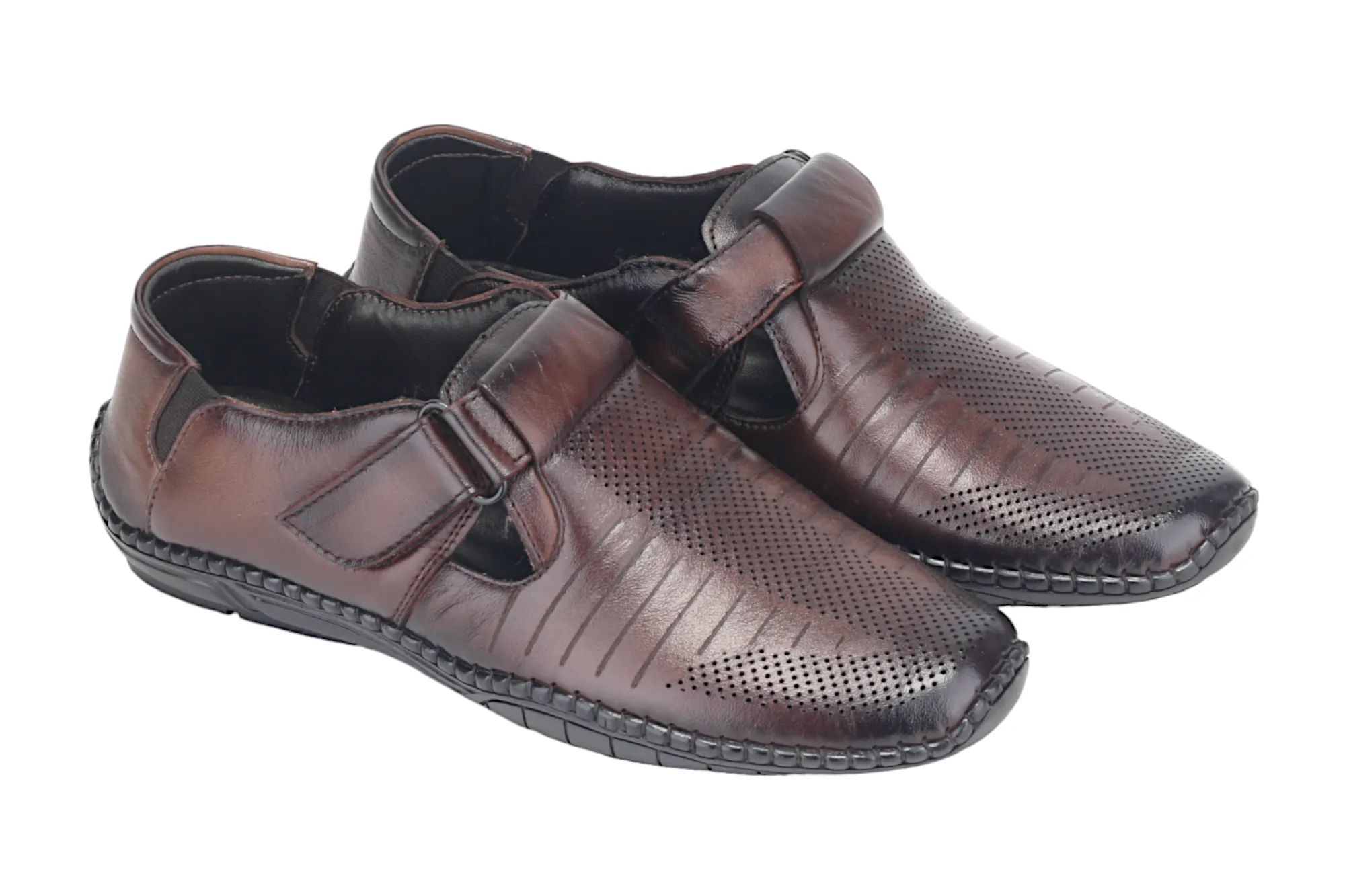 Mens Leather Fisherman Sandal 996546