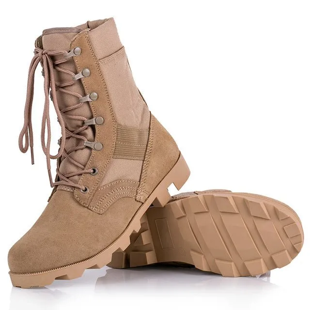 Men's Military Ankle Boots