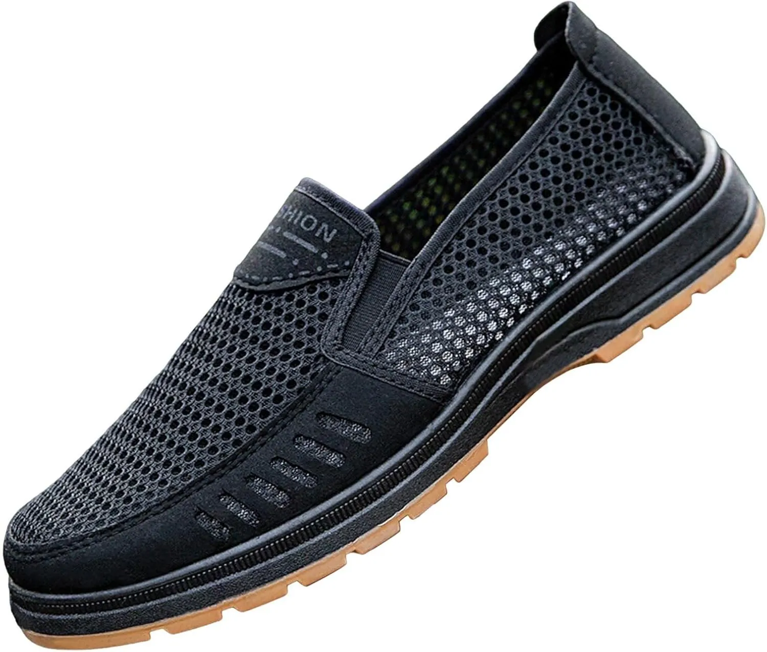 Men's Orthopedic Comfortable Slip-On Shoes Slip on Lightweight Breathable Fashion Sneaker Breathable Work Shoes